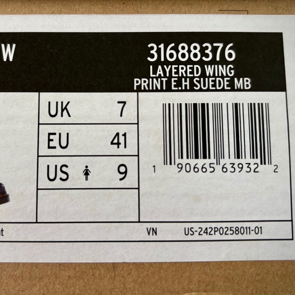 NEW Doc Dr. Martens 1460 Butterfly Print Combat Boots! - Picture 6 of 7